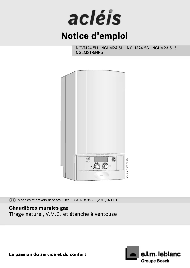 Imagen de la primera página del manual del dispositivo Acléis NGLM24-5H