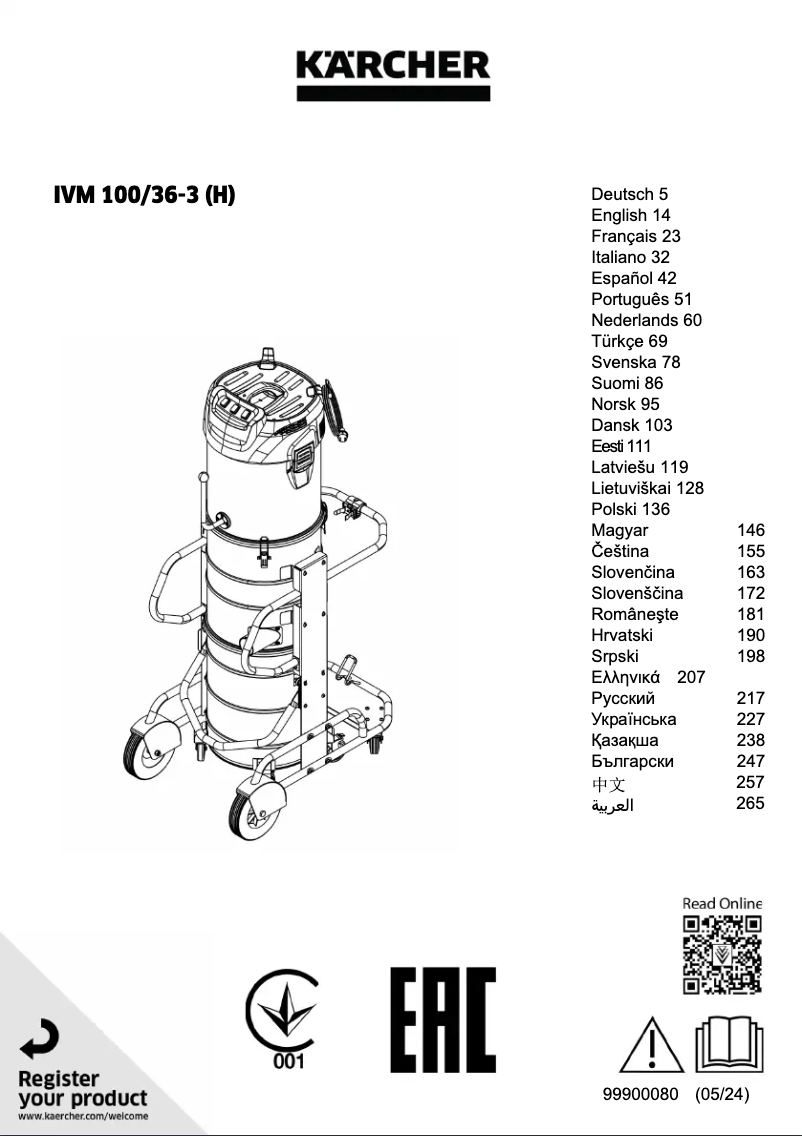 Imagen de la primera página del manual del dispositivo IVM 100/36-3