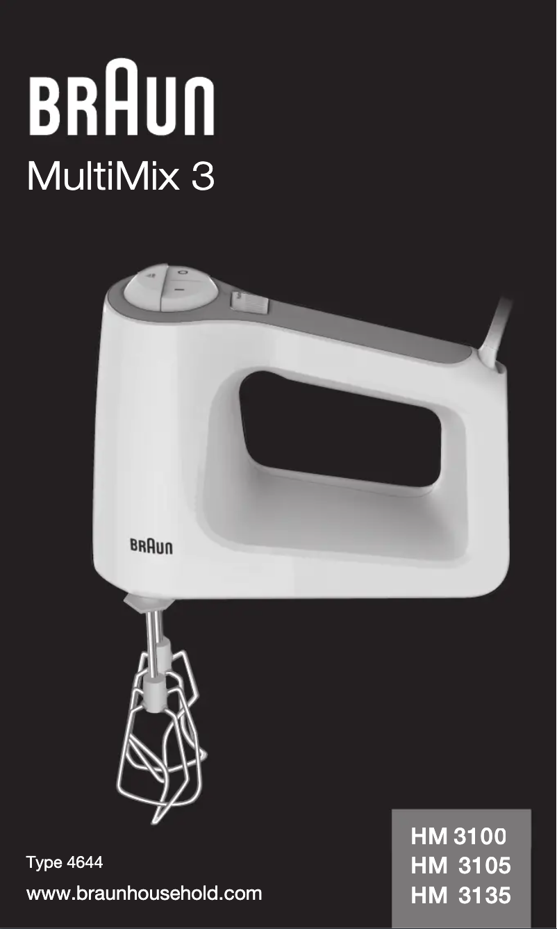 Imagen de la primera página del manual del dispositivo HM 3135 WH