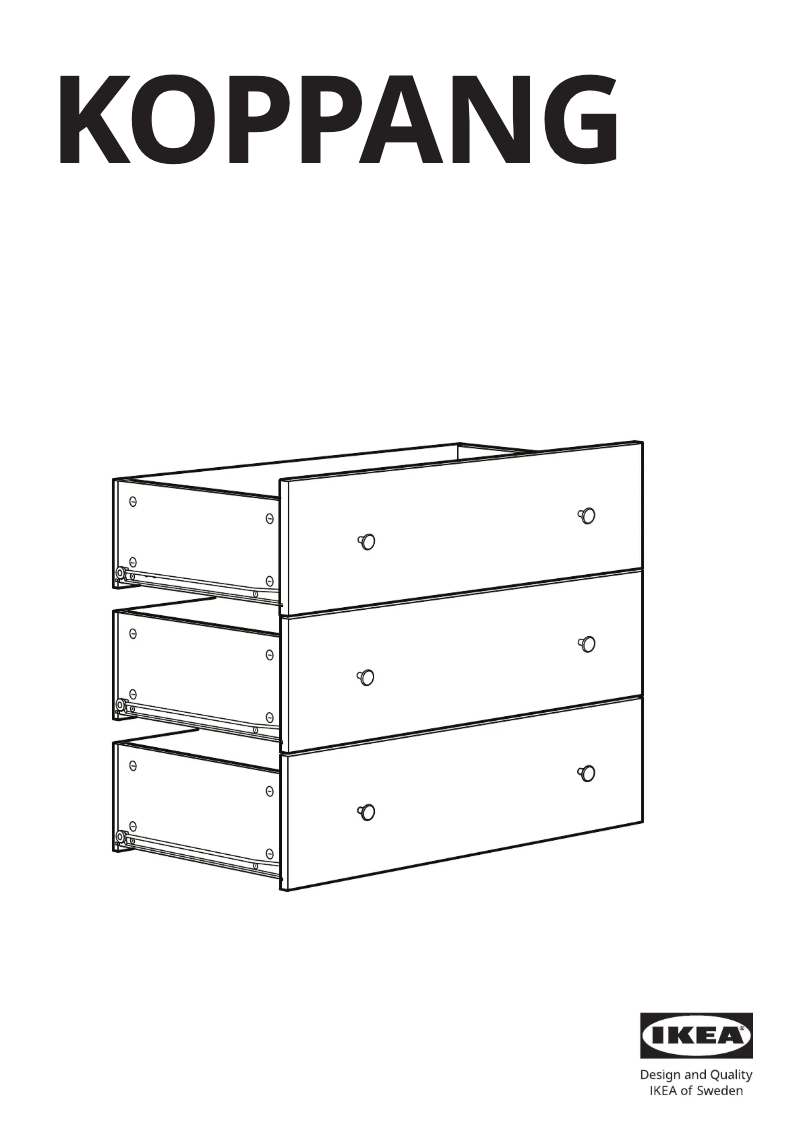 Imagen de la primera página del manual del dispositivo KOPPANG 505.460.84