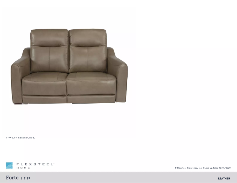 Imagen de la primera página del manual del dispositivo Forte 1197-60PH