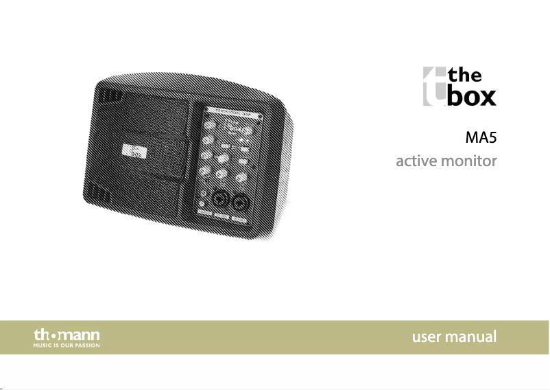 Página 1 del manual Manual de usuario The Box MA5