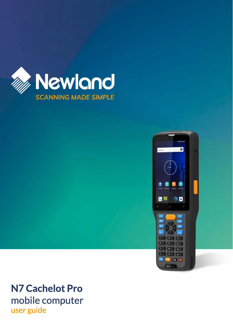 Imagen de la primera página del manual del dispositivo N7 Cachalot Pro