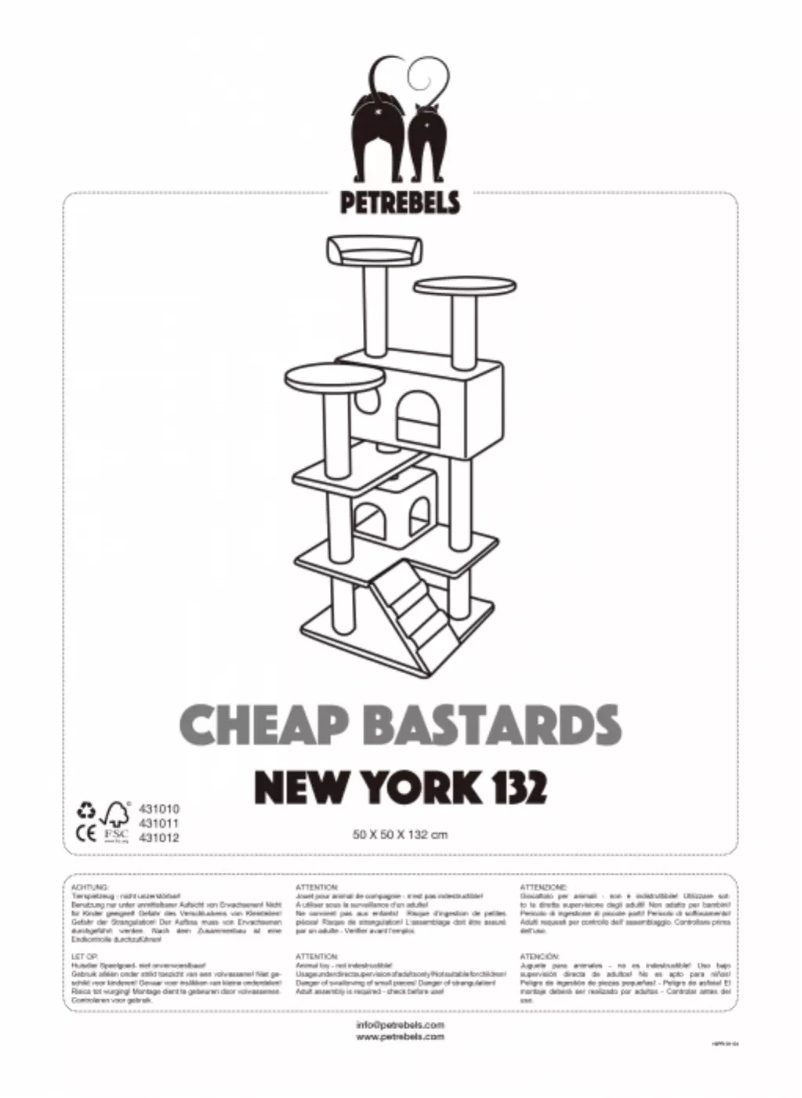 Página 1 del manual Manual de usuario Petrebels New York 132