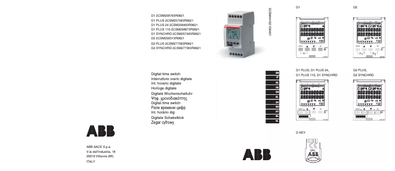 Página 1 del manual Manual de usuario ABB D1