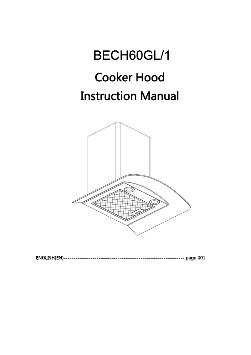 Página 1 del manual Manual de usuario Baumatic BECH60GL/1