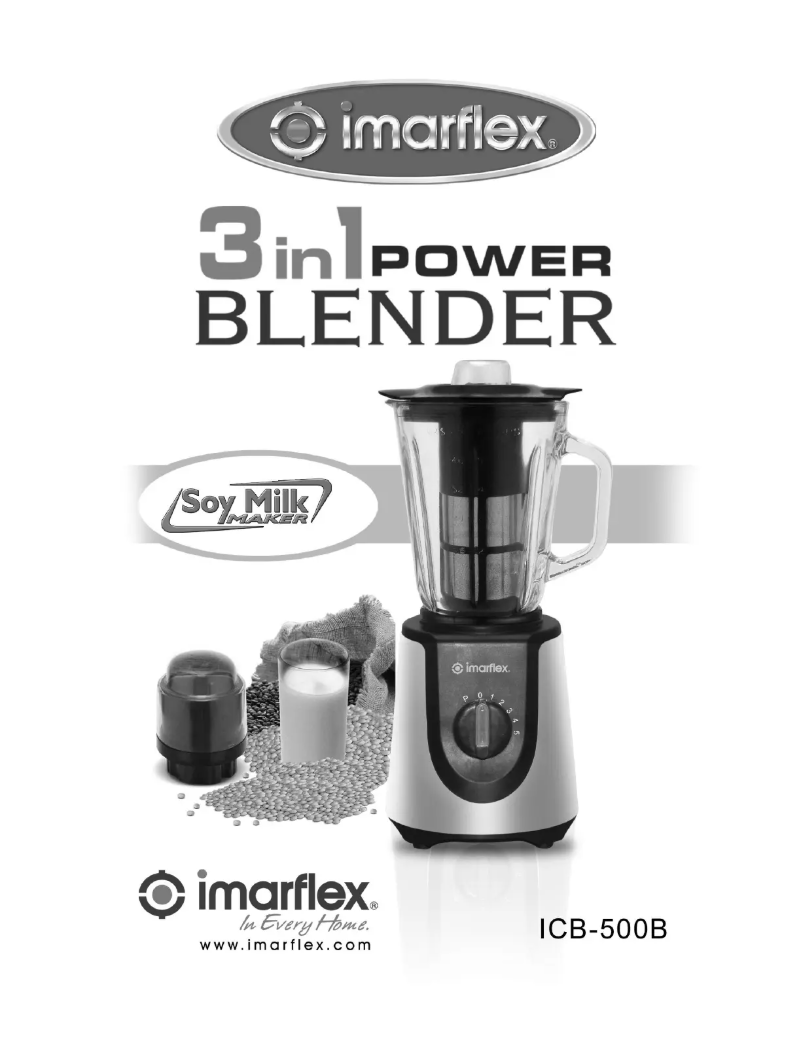 Imagen de la primera página del manual del dispositivo ICB-500B