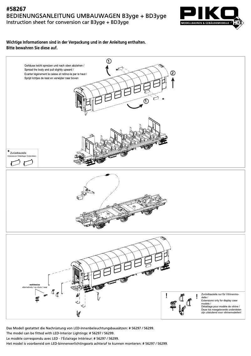 Página 1 del manual Manual de usuario Piko 58267