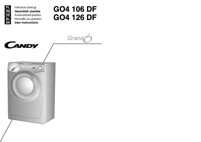 Imagen de la primera página del manual del dispositivo GO4 106DF/L1-S