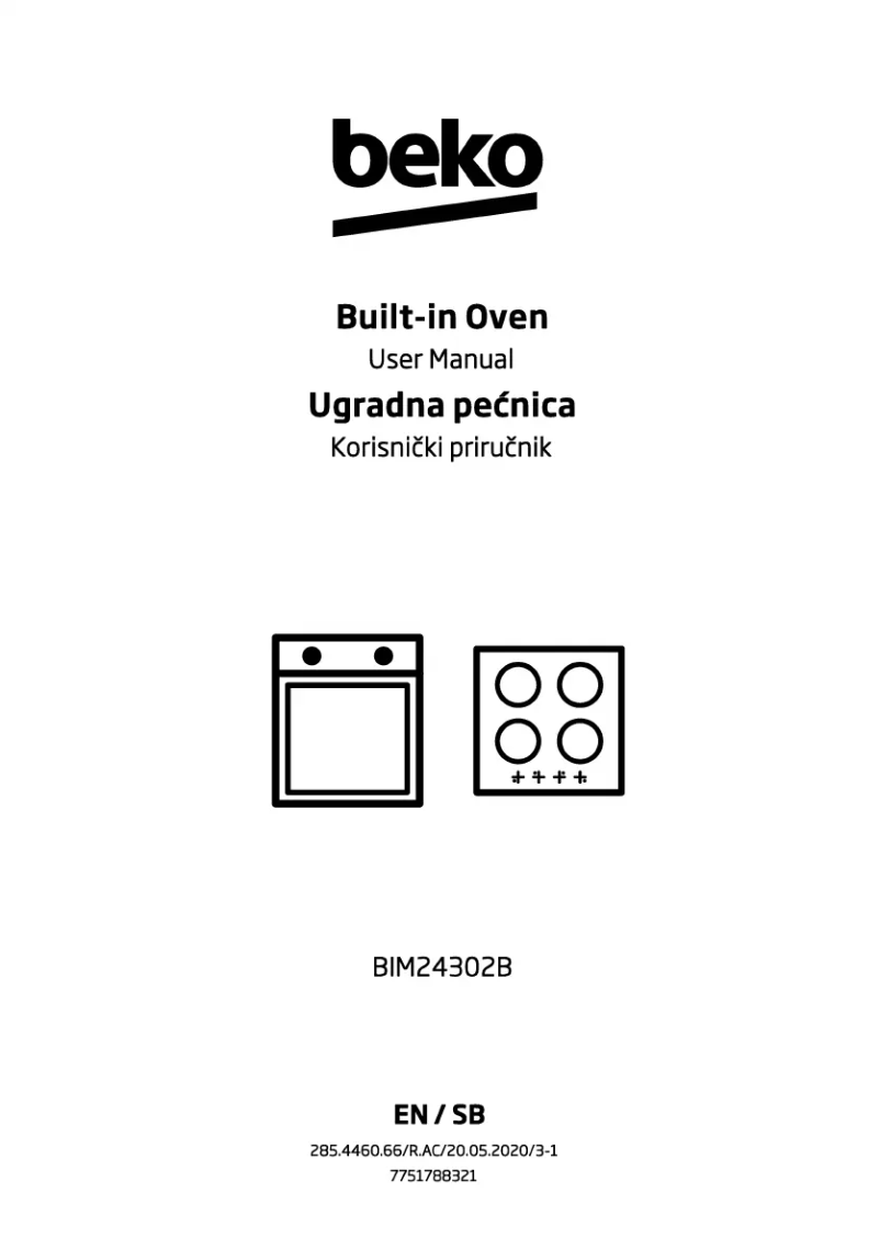 Imagen de la primera página del manual del dispositivo BSE24322B