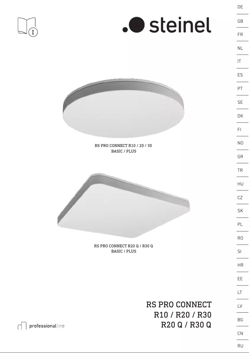 Página 1 del manual Manual de usuario Steinel RS PRO R30 Q Plus SC