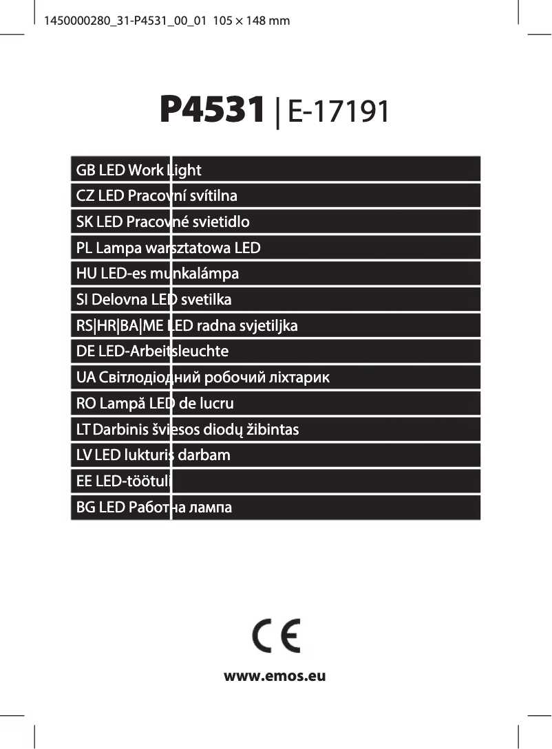 Página 1 del manual Manual de usuario Emos P4531