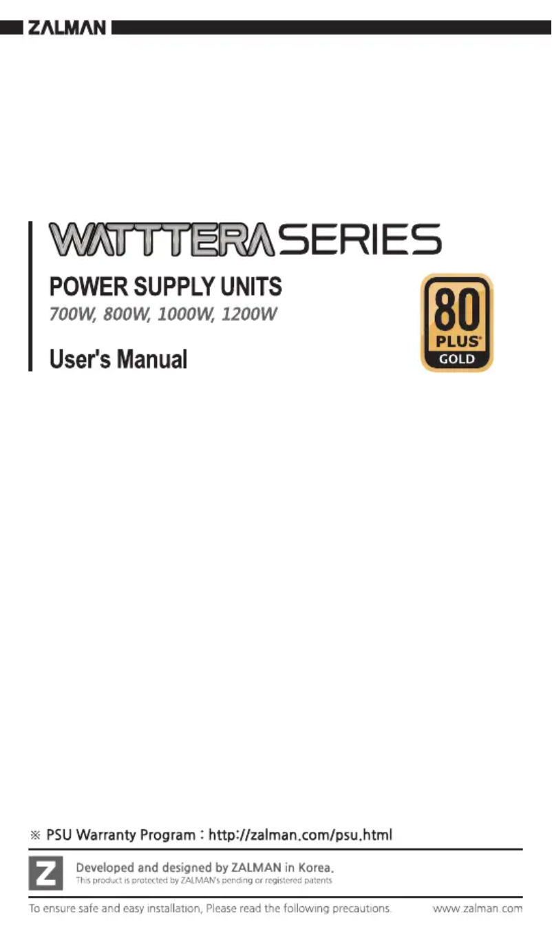 Imagen de la primera página del manual del dispositivo Watttera ZM1000-EBTII