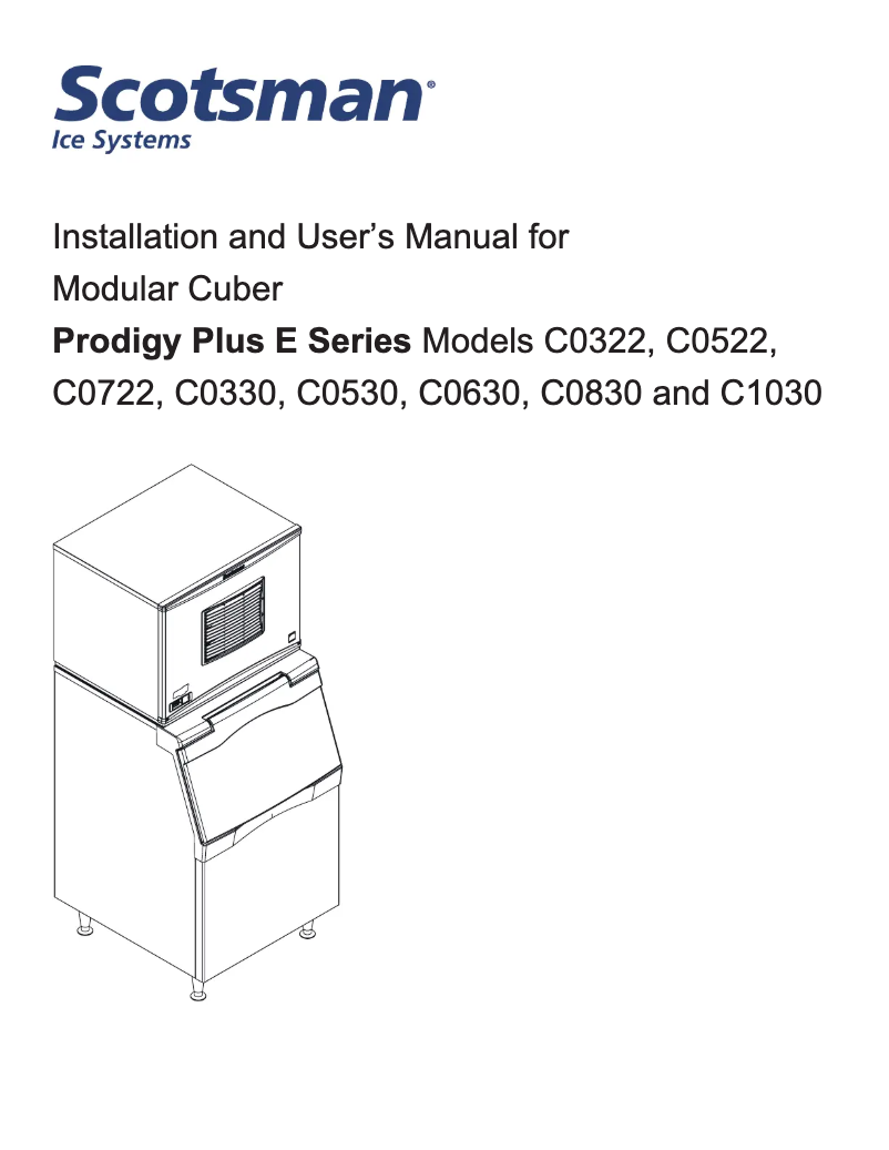 Imagen de la primera página del manual del dispositivo C0330MW-1