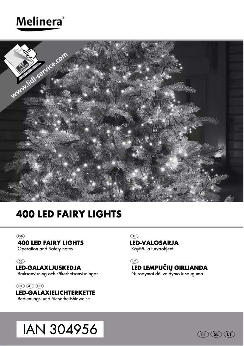 Página 1 del manual Manual de usuario Melinera IAN 280328