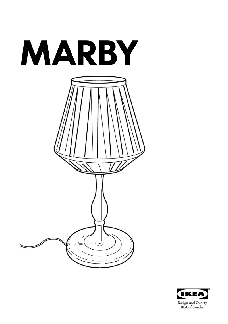 Imagen de la primera página del manual del dispositivo MARBY