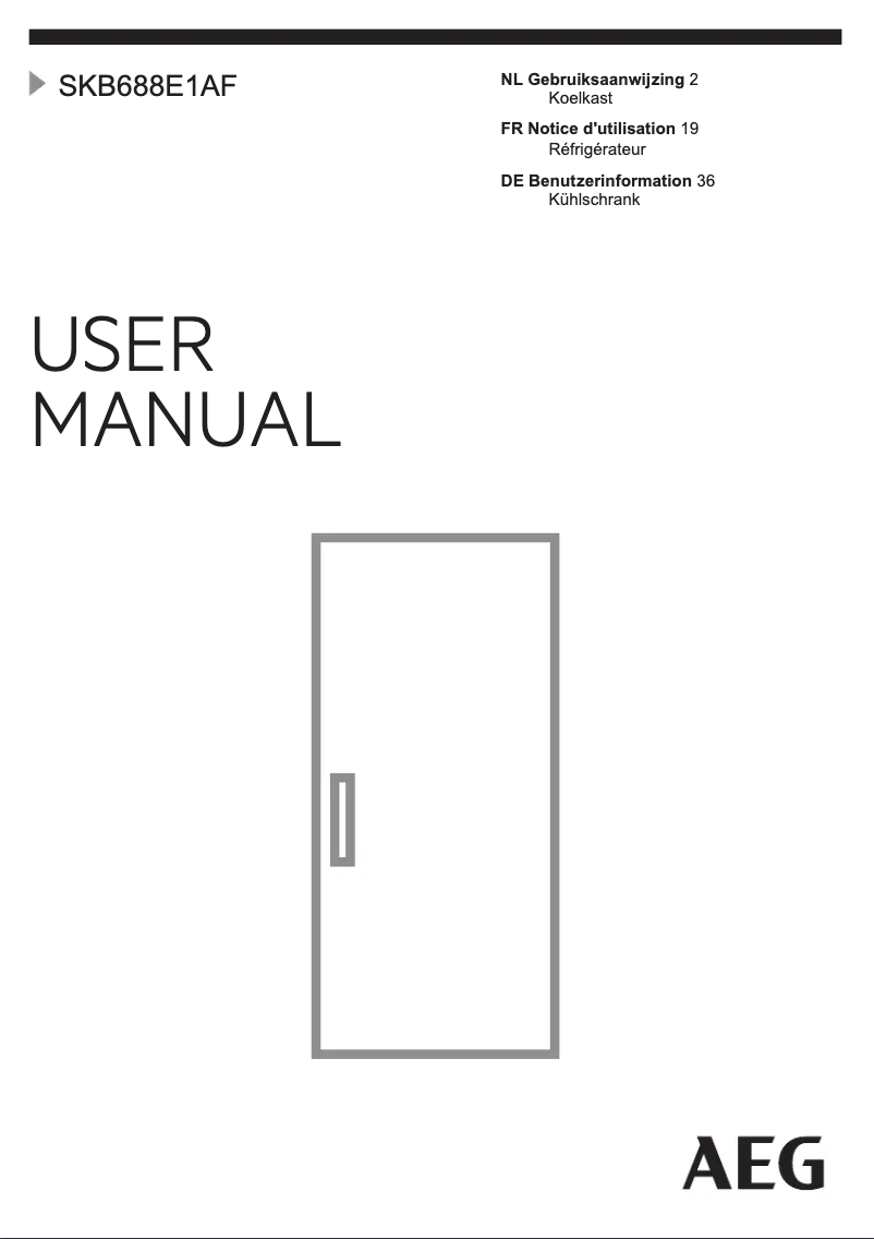 Imagen de la primera página del manual del dispositivo SKB688E1AF