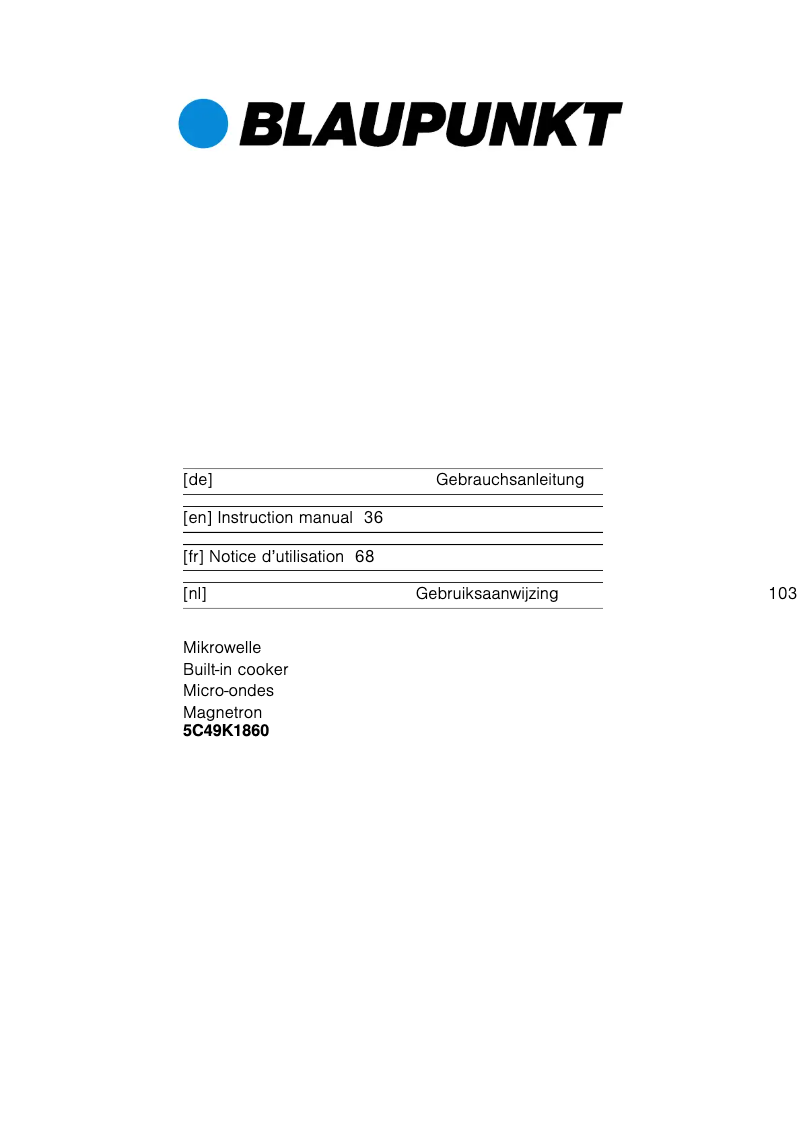 Imagen de la primera página del manual del dispositivo 5C49K1860
