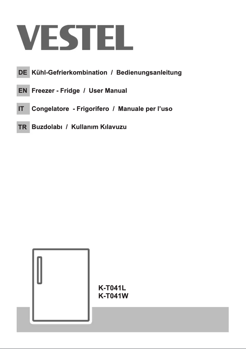 Imagen de la primera página del manual del dispositivo K-T041W