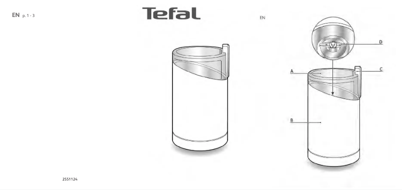 Imagen de la primera página del manual del dispositivo GT2038