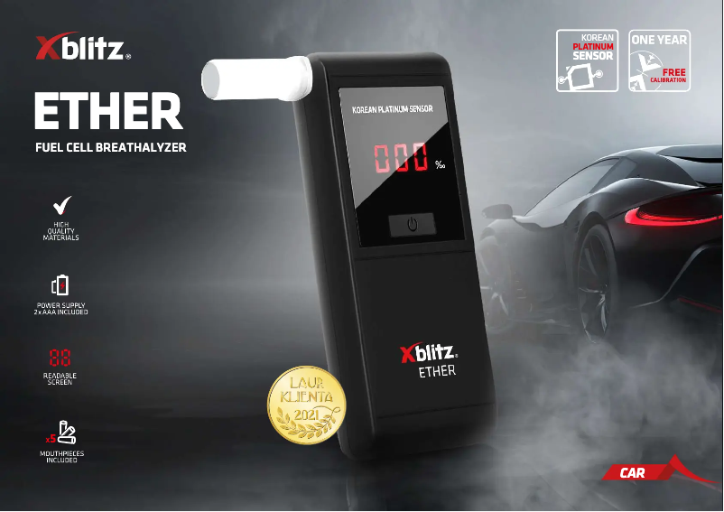 Imagen de la primera página del manual del dispositivo Ether