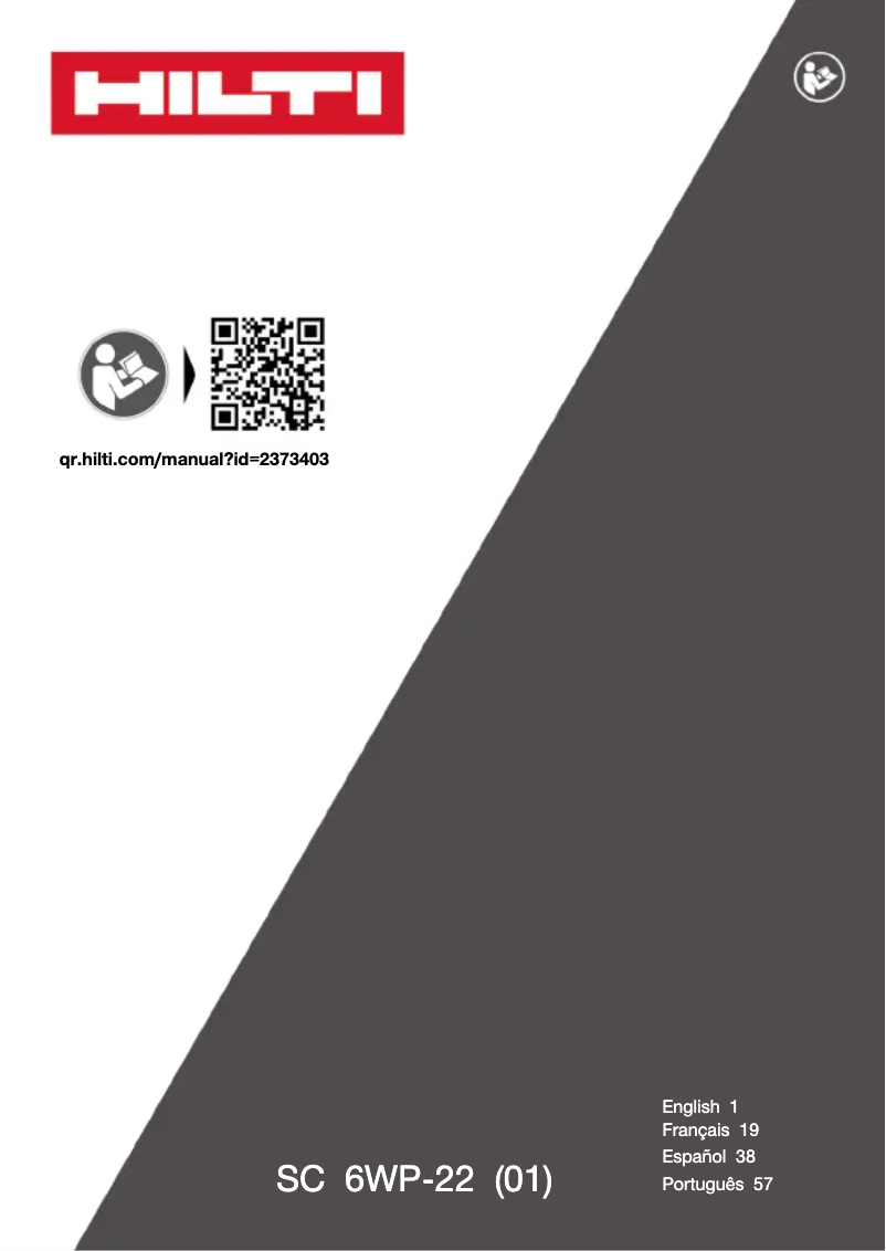 Imagen de la primera página del manual del dispositivo SC 6WP-22