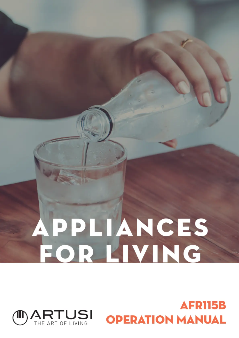 Página 1 del manual Manual de usuario Artusi AFR115B