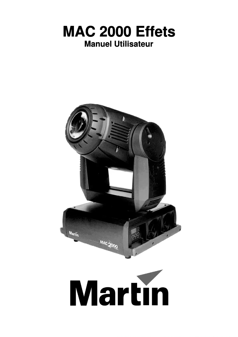 Imagen de la primera página del manual del dispositivo MAC 2000 Profile II