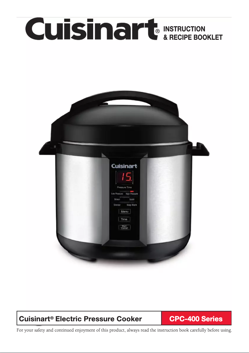 Imagen de la primera página del manual del dispositivo CPC-400