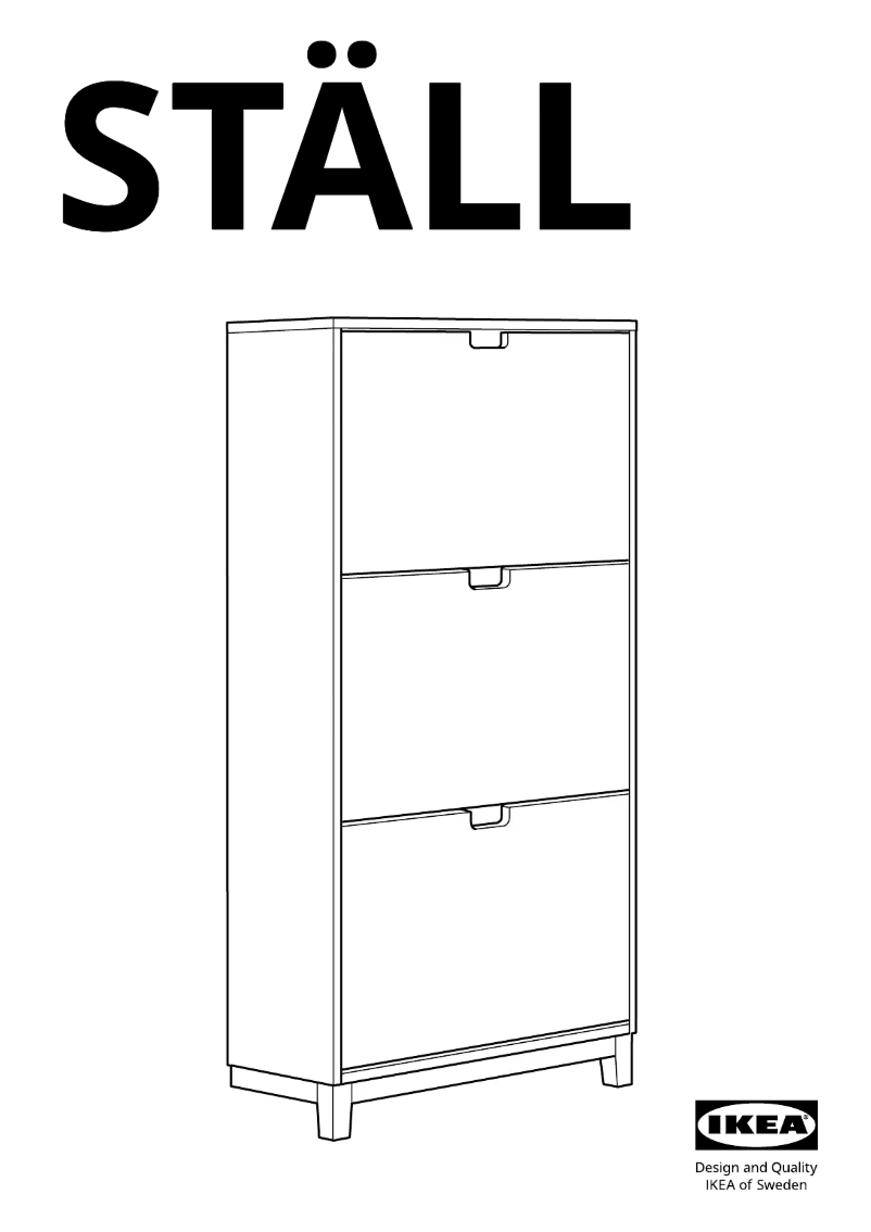 Página 1 del manual Manual de usuario Ikea STÄLL 505.302.62
