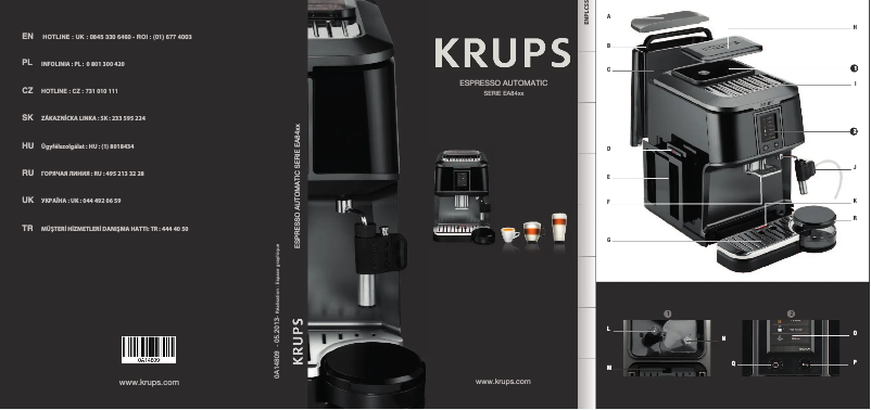 Página 1 del manual Manual de usuario Krups Espresso Automatic EA8400