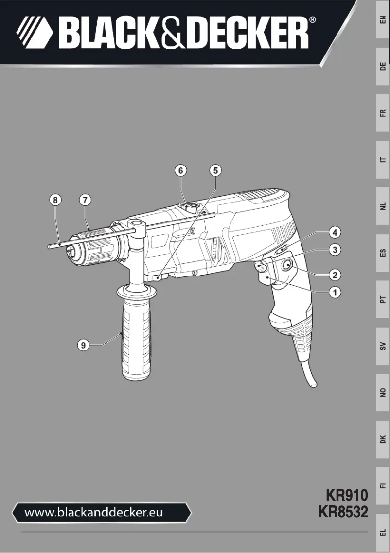 Imagen de la primera página del manual del dispositivo KR910K