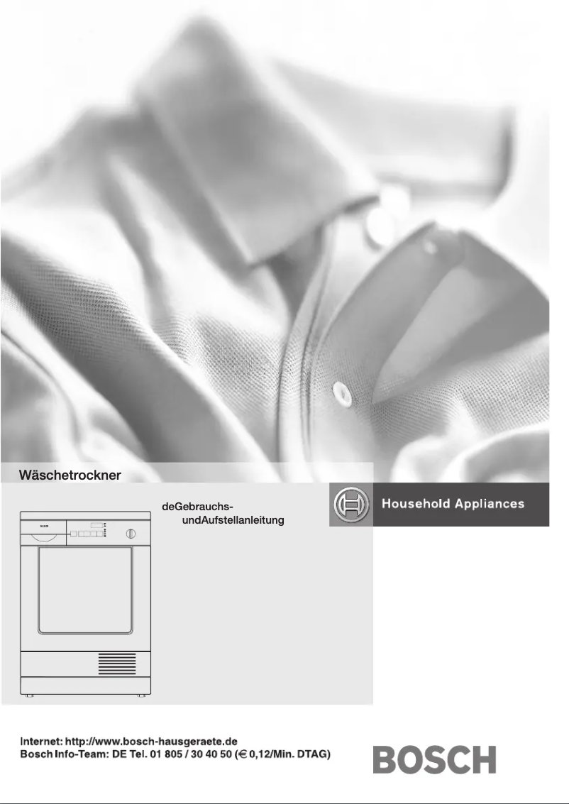 Página 1 del manual Manual de usuario Bosch WTL6201