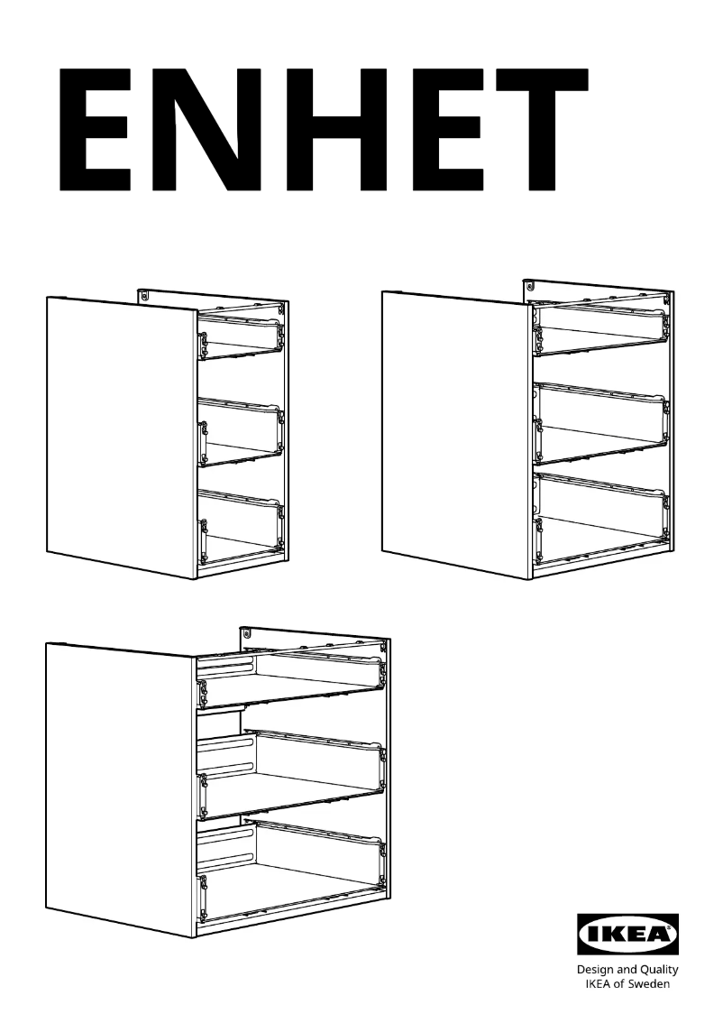Página 1 del manual Manual de usuario Ikea ENHET 204.404.18
