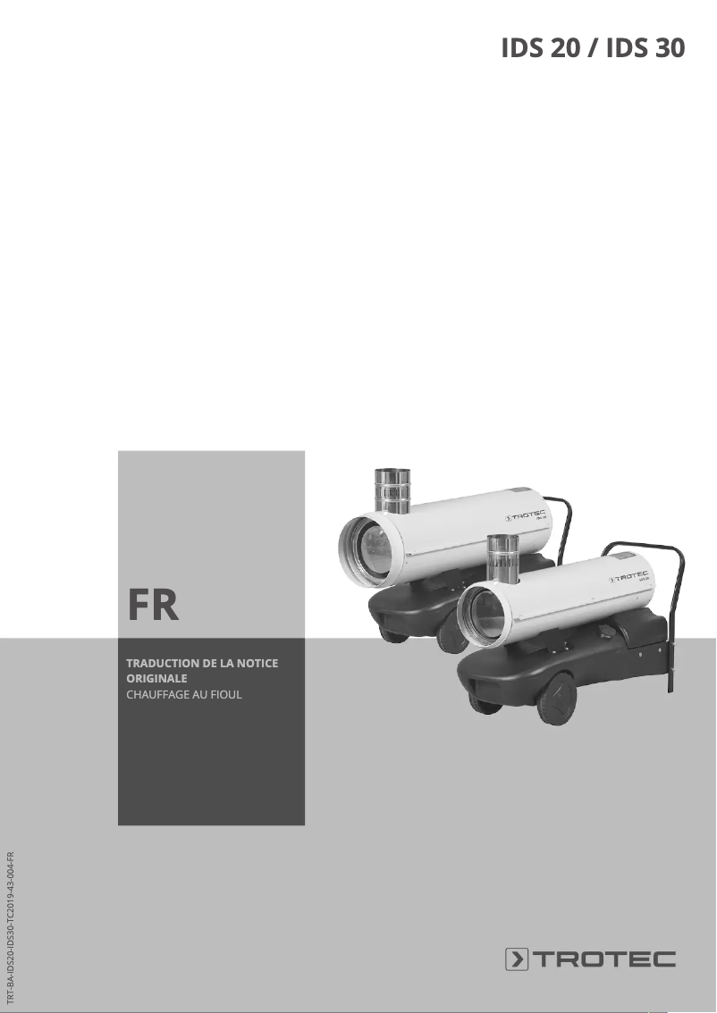 Imagen de la primera página del manual del dispositivo IDS 20