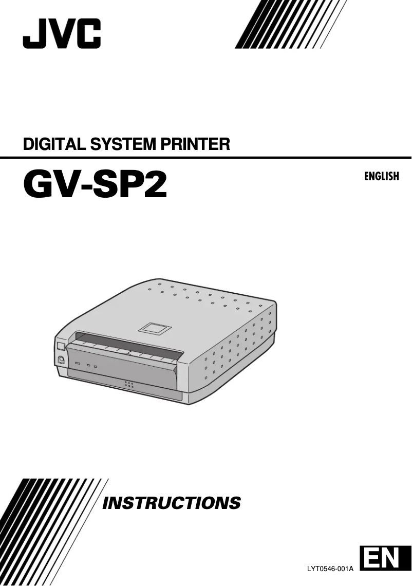Página 1 del manual Manual de usuario JVC GV-SP2