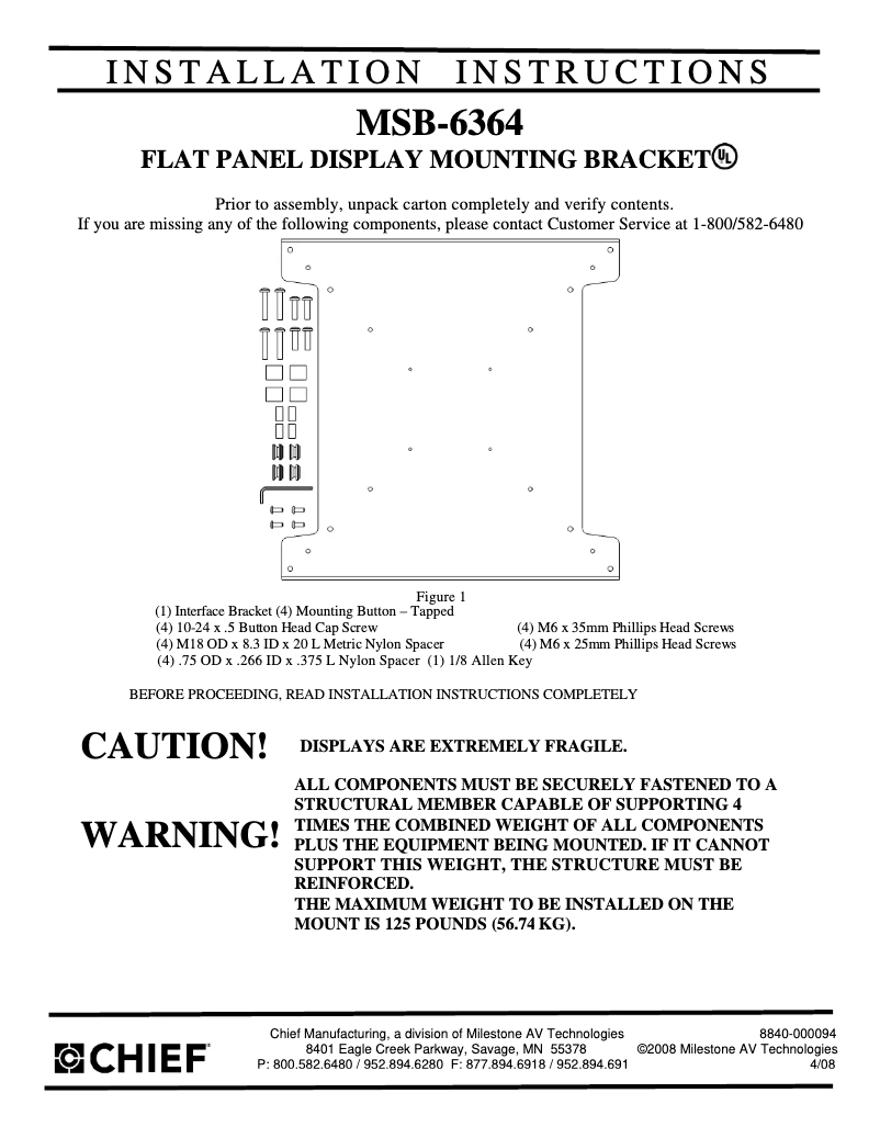 Imagen de la primera página del manual del dispositivo MSS6364B