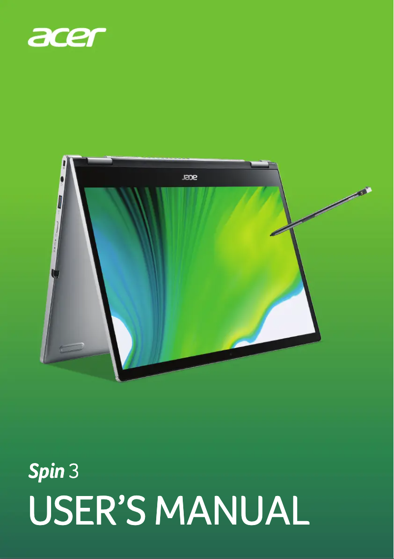 Imagen de la primera página del manual del dispositivo Spin 3 Pro