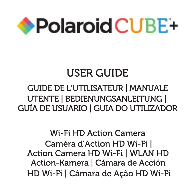 Imagen de la primera página del manual del dispositivo Cube+