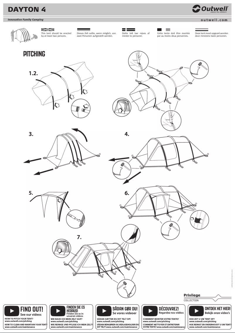 Imagen de la primera página del manual del dispositivo Dayton 4