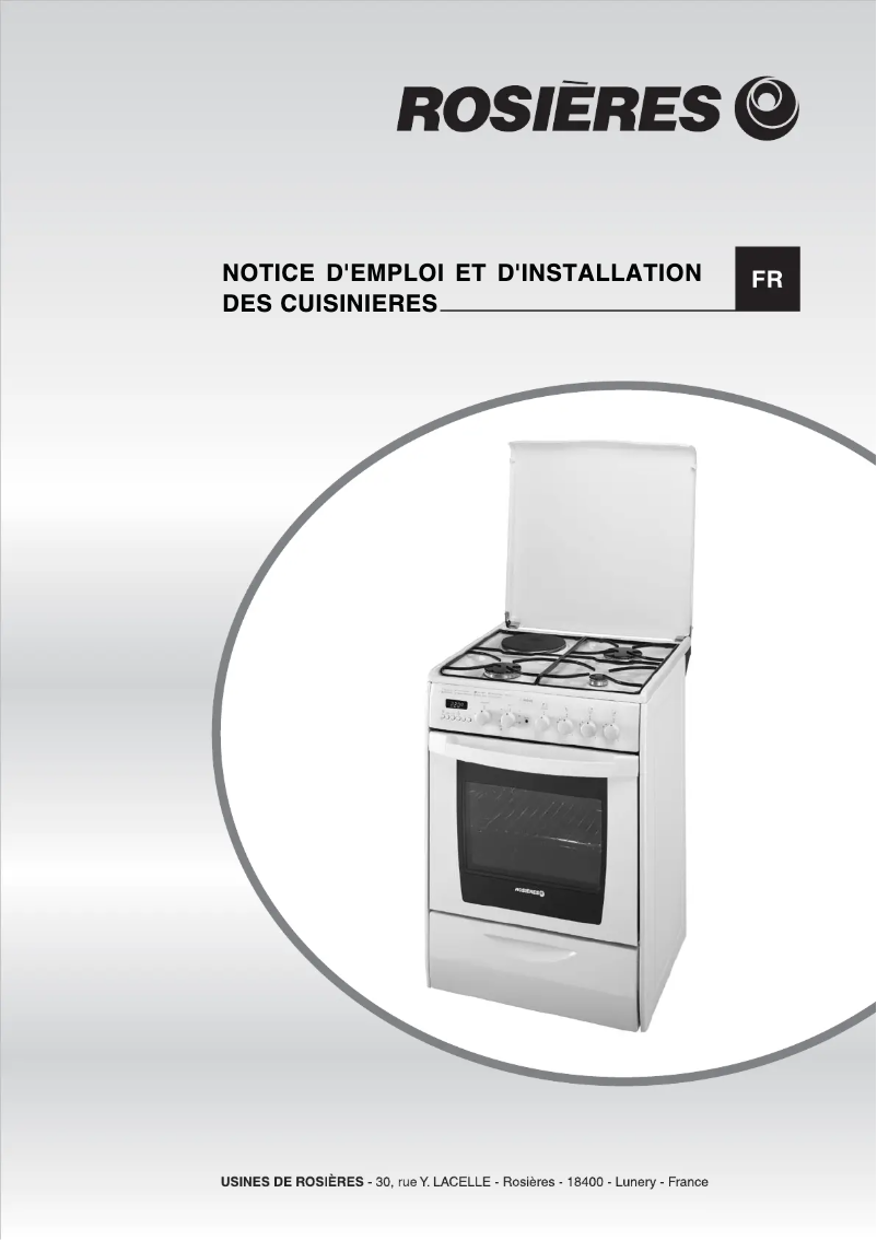 Imagen de la primera página del manual del dispositivo RCF6997RB