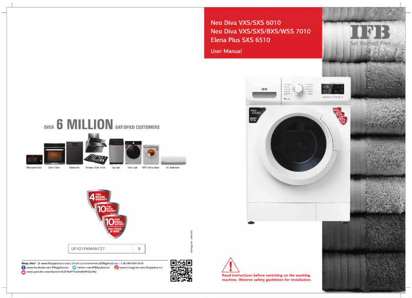 Página 1 del manual Manual de usuario IFB Elena Plus SXS