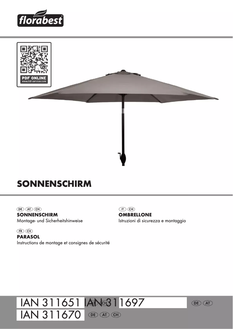 Página nº 1 - Manual de usuario Florabest IAN 311670