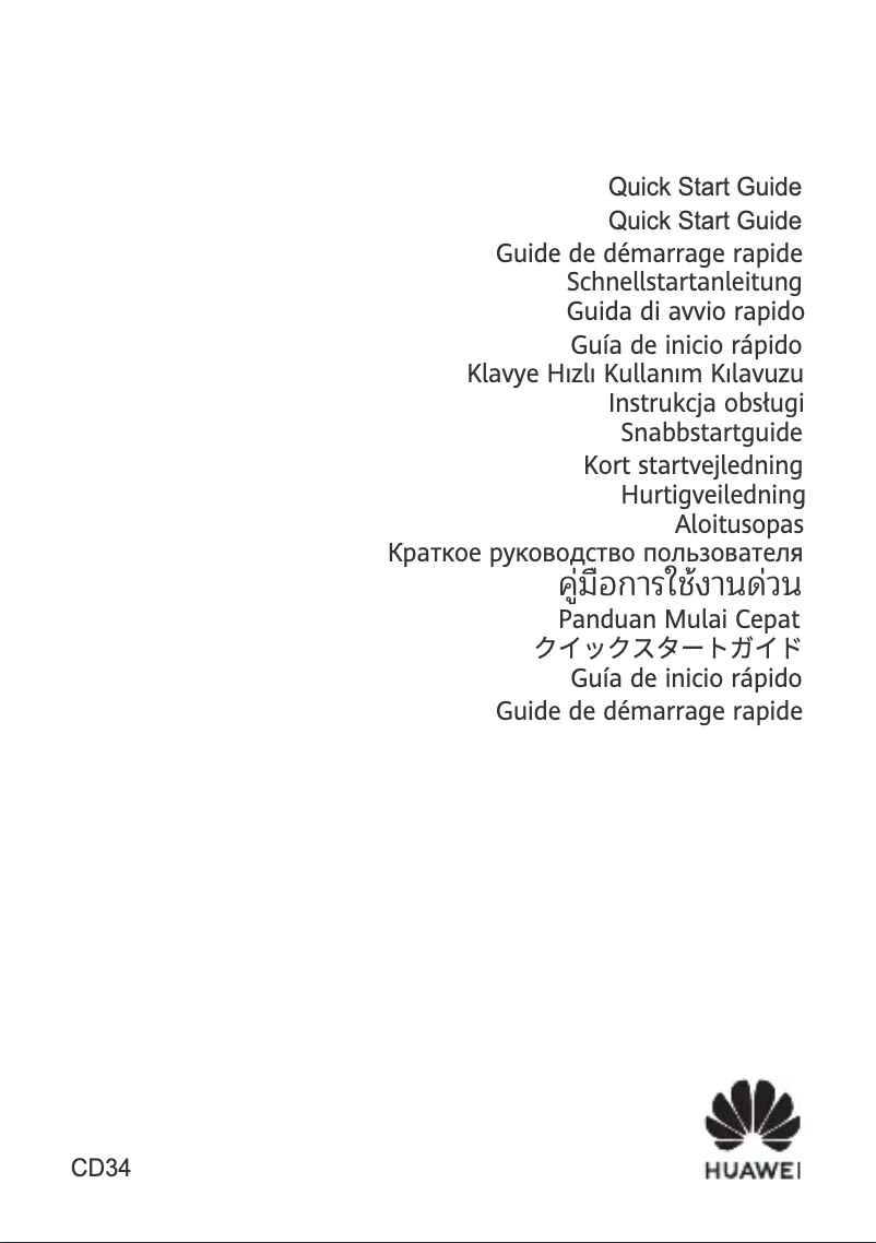 Imagen de la primera página del manual del dispositivo Ultrathin Keyboard CD34