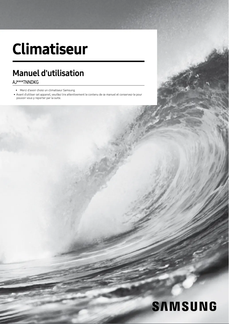 Imagen de la primera página del manual del dispositivo AJ035TNNDKG/EU