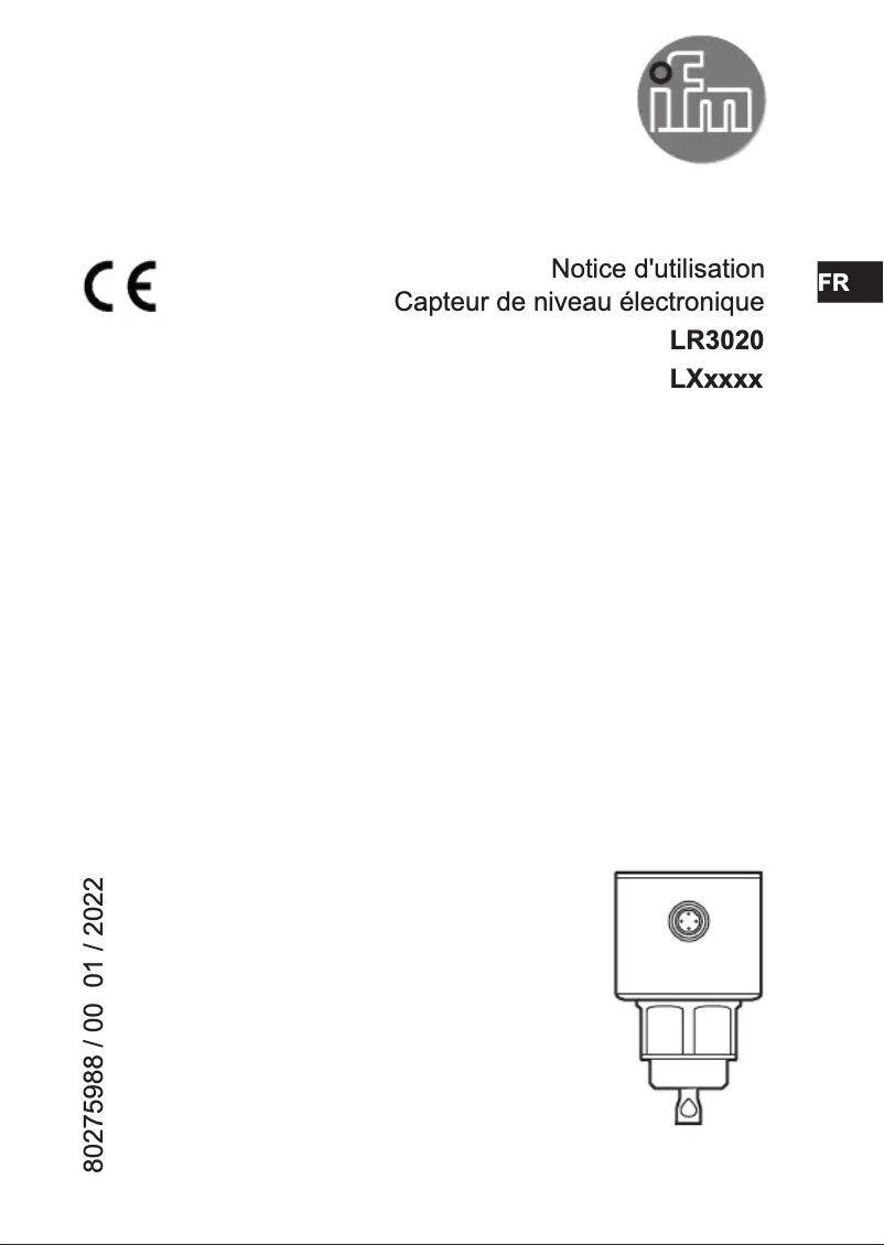 Imagen de la primera página del manual del dispositivo LR3020