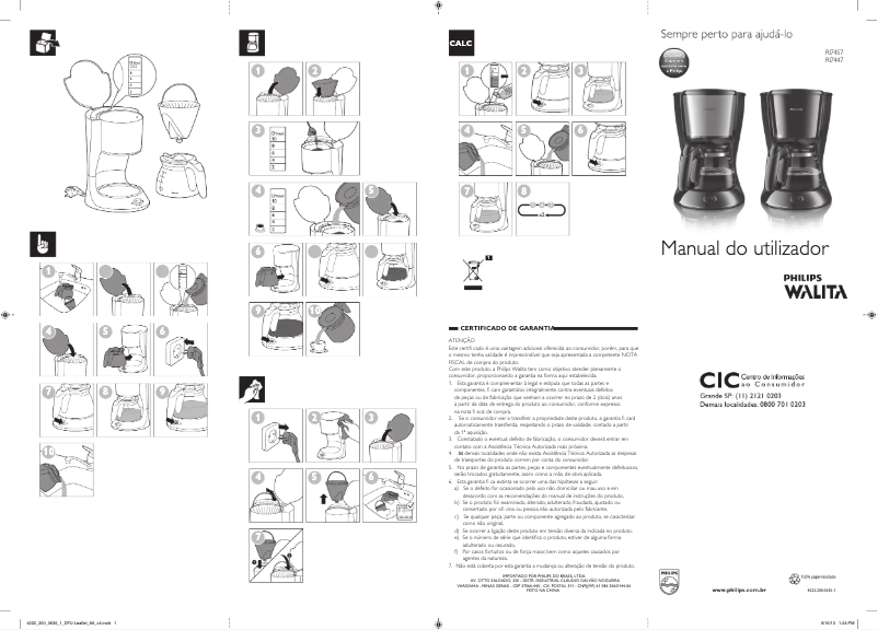 Página 1 del manual Manual de usuario Philips Daily Collection RI7457