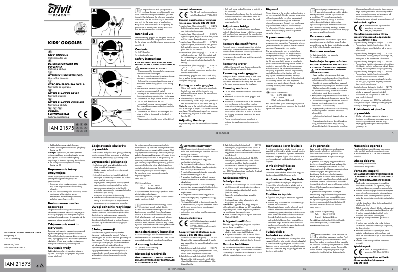 Imagen de la primera página del manual del dispositivo IAN 21575