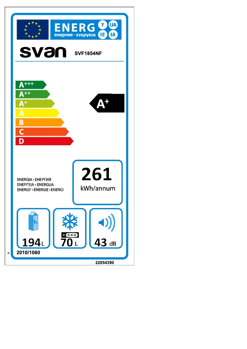 Página 1 del manual Manual de usuario SVAN SVF1854NF
