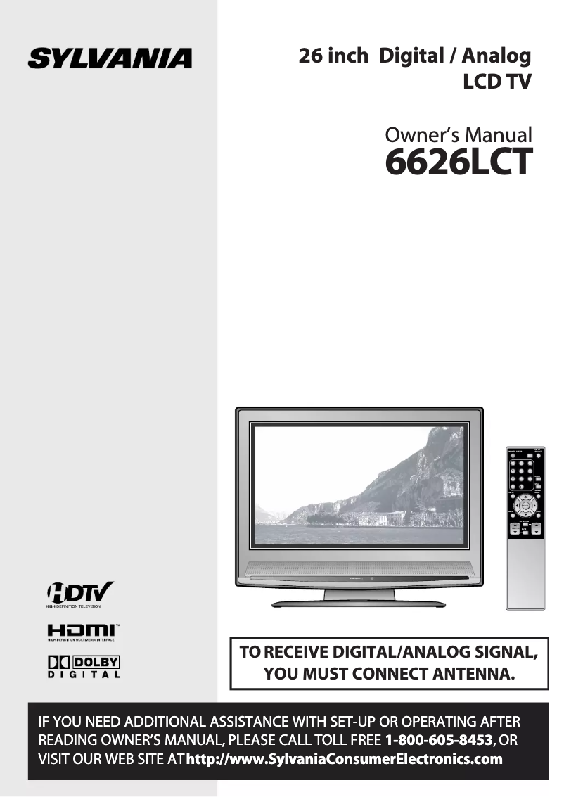 Imagen de la primera página del manual del dispositivo 6626LCT